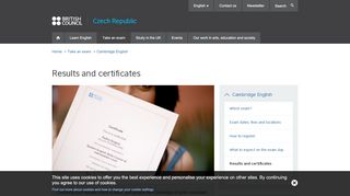 
                            8. Results and certificates | British Council