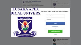 
                            8. RESULTS ARE NOW ACCESSIBLE ONLINE.... - LAMU - Lusaka Apex ...