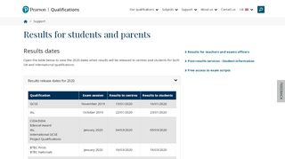 
                            3. Results for students and parents | Pearson qualifications - ...