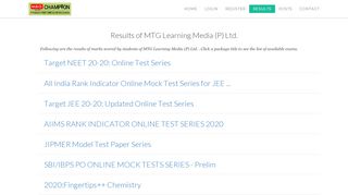 
                            6. Results - Online Test Series for NEET-UG