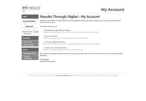 
                            10. Results Through Digital - Webpanel