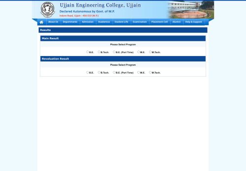 
                            2. Results - Ujjain Engineering College, Ujjain