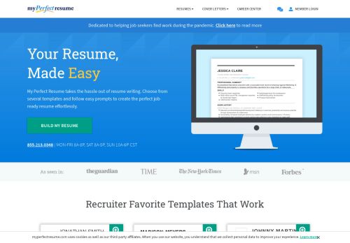 
                            10. Resume Builder : Free Resume Builder : MyPerfectResume.com