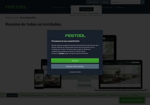 
                            9. Resumo de todas as novidades. - Festool Portugal