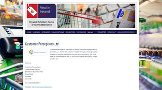 
                            8. Retail in Ireland Live » » Customer Perceptions Ltd