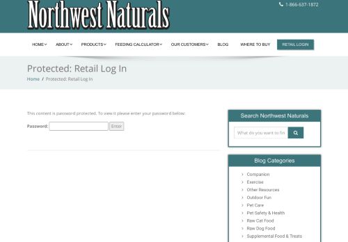 
                            6. Retail Log In | Northwest Naturals