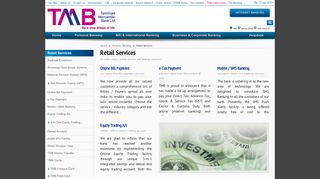 
                            2. Retail Services - Our Other Retail / Online Services And Banking ...