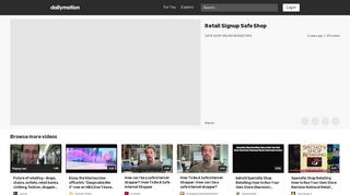 
                            7. Retail Signup Safe Shop - video dailymotion