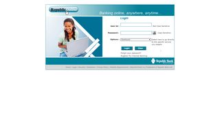 
                            11. Retail User Signon - RepublicOnline - Republic Bank