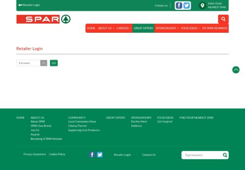 
                            10. Retailer Login - Spar - Spar.ie