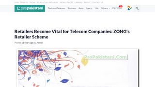 
                            8. Retailers Become Vital for Telecom Companies: ZONG's Retailer ...