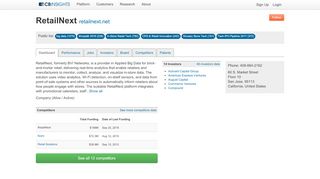 
                            12. RetailNext - CB Insights