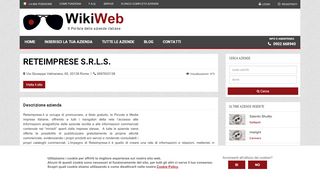 
                            4. RETEIMPRESE S.R.L.S. - WikiWeb WikiWeb