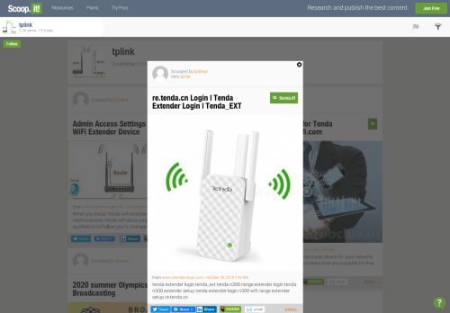 
                            9. re.tenda.cn Login | Tenda Extender Login | Tend... - Scoop.it