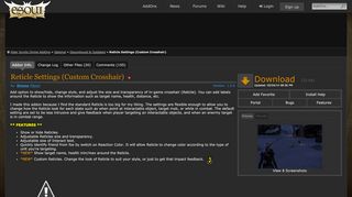 
                            12. Reticle Settings (Custom Crosshair) : Discontinued & Outdated ...