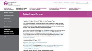 
                            11. Retired Nurse Pension - BCNU