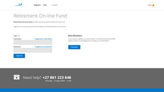 
                            2. Retirement-On-line Fund - RFW