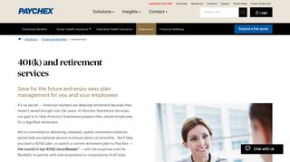 
                            10. Retirement Services | 401(k) Services | Paychex