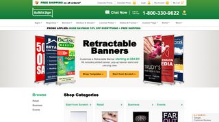 
                            2. Retractable Banners & Popup Banners | Up to 25% OFF + Free Shipping