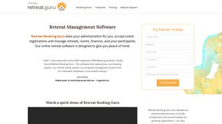 
                            4. Retreat Booking Software - Reservation & Marketing ... - Retreat Guru