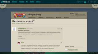 
                            5. Retrieve account? | Dragon Story Wiki | FANDOM powered by Wikia