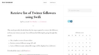
                            13. Retrieve list of Twitter followers using Swift – Ravi Shankar