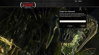 
                            4. Retrieve Password | Dungeons and Dragons Online