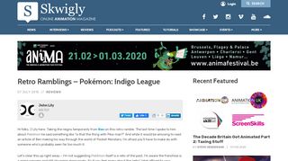 
                            10. Retro Ramblings – Pokémon: Indigo League | Skwigly Animation ...