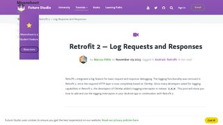 
                            9. Retrofit 2 — Log Requests and Responses - Future Studio