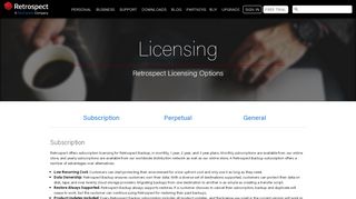 
                            6. Retrospect: Licensing Support Questions