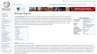 
                            2. Rettungs-Magazin – Wikipedia