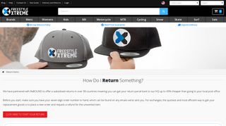 
                            6. Return Items | FreestyleXtreme