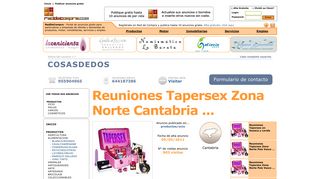 
                            4. Reuniones Tapersex Zona Norte Cantabria ... (productos/ocio) Oferta ...