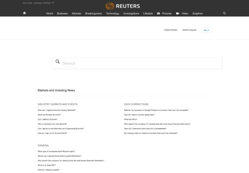 
                            13. Reuters Online Support