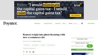 
                            11. Reuters weighs into photo licensing with new e-commerce site – Poynter
