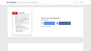 
                            9. Reva University Bangalore | ies iesonline - Academia.edu