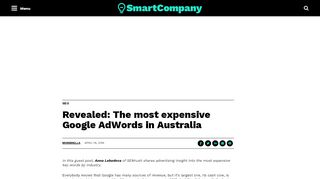 
                            9. Revealed: The most expensive Google AdWords in Australia ...