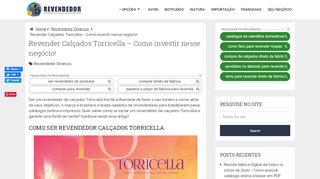 
                            6. Revender Calçados Torricella - Como investir nesse negócio ...