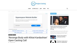 
                            6. 'Revenge Body with Khloé Kardashian' Open Casting Call