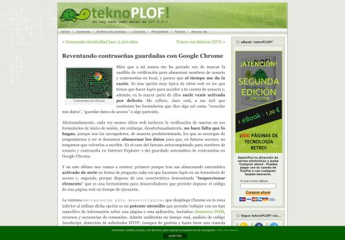 
                            4. Reventando contraseñas guardadas con Google Chrome @ teknoPLOF!