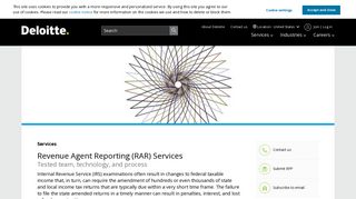 
                            8. Revenue Agent Reporting (RAR) Services | Deloitte US