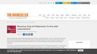 
                            13. Revenue drop at Pottermore 'in line with expectations' | The ...