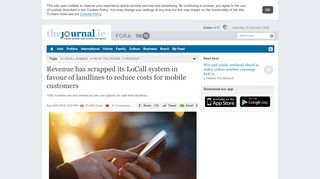 
                            12. Revenue has scrapped its LoCall system in favour of landlines to ...