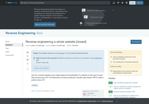 
                            7. Reverse engineering a whole website - Reverse Engineering Stack ...