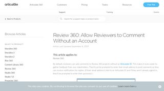 
                            11. Review 360: Allow Reviewers to Comment Without an Account ...