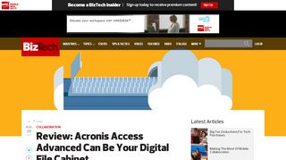 
                            10. Review: Acronis Access Advanced Can Be Your Digital File Cabinet ...