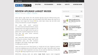 
                            10. Review Aplikasi Langit Musik - CerisTekno