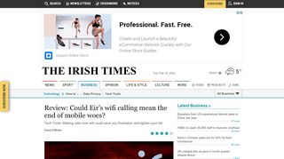 
                            13. Review: Could Eir's wifi calling mean the end of mobile woes?