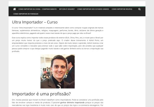 
                            5. Review do Curso Ultra Importador - Importar Produtos