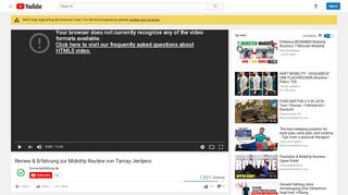 
                            3. Review & Erfahrung zur Mobility Routine von Tamay Jentjens - YouTube